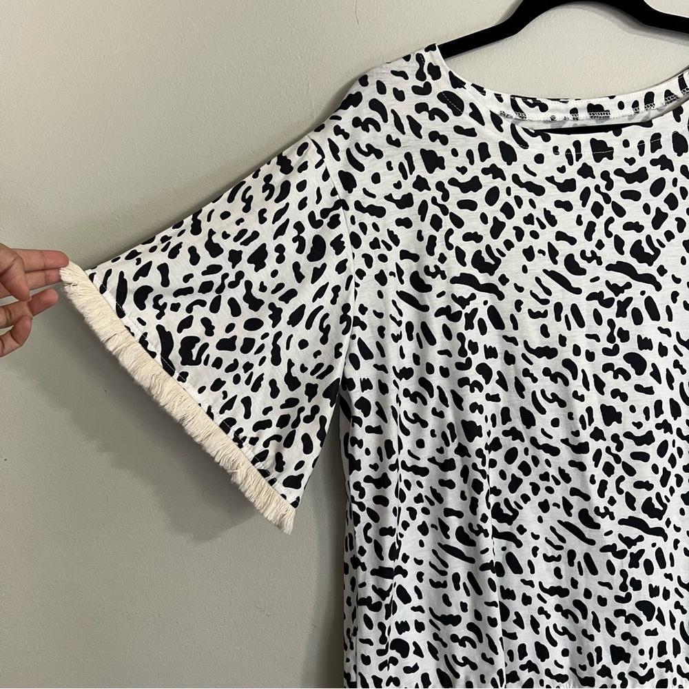 Animal print Oversized top - Picture 2 of 3